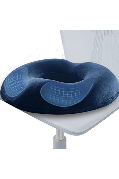 BLYPHOO Memory Foam Seat Cushion: Anti-Hemorrhoid Donut Massage Pillow, Hip &...