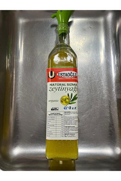 Doğal, Dalından Koparıldığı Gibi Organik Zeytin YAĞI (Saf Zeytinyağı Olduğu GARANTİLİ) (450 gR)
