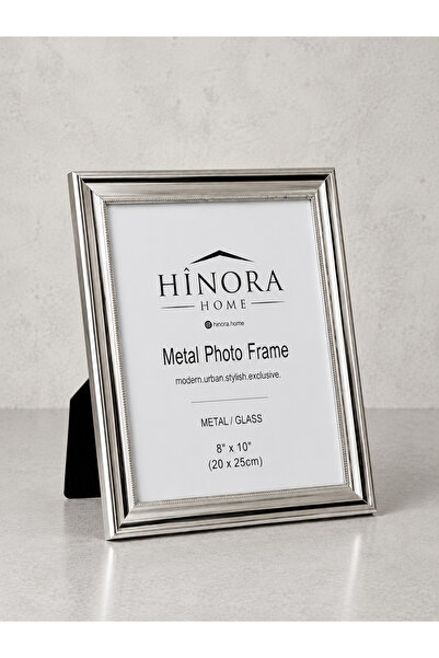 Hinora Decorative Metal Photo Frame Gold Silver – Desktop Picture Frame – 20X...