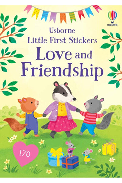 Usborne Little First Stickers Love and Friendshi