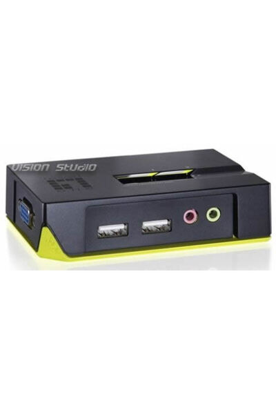 LEVEL ONE USB VGA KVM Διακόπτης Δεδομένων KVM-0221 2 θυρών με Ήχο