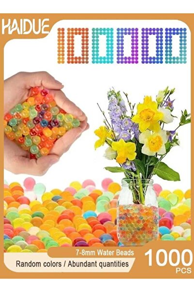 Haidue Gel Blaster Beads (100000pcs) 7-8mm Water Beads Gel Balls Bullets Made...