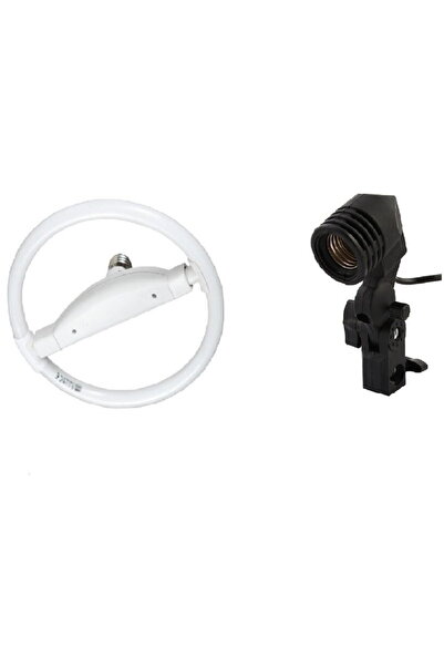 iShoot Kit lumina lampa circulara 22W si suport stativ