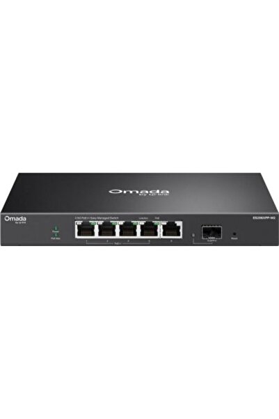 TP-LINK Διακόπτης 5 θυρών (4xPoE++) ES206XPP-M2 RJ-45 2.5 Gbps, 1x SFP+