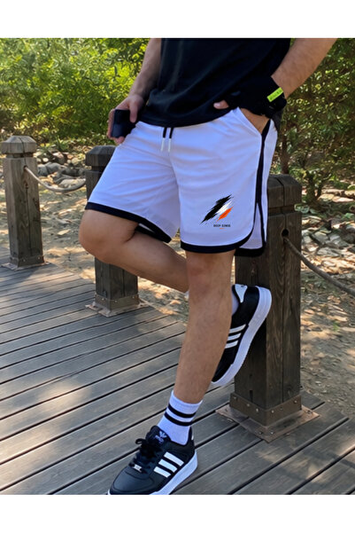 Relax family xf Men's White Summer Sports Shorts Casual Basketball Football F...