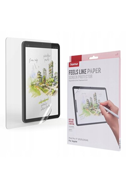 Hama FOLIA OCHRONNA Hârtie cu textură de hârtie pentru iPad PRO 11 " 2025 2024