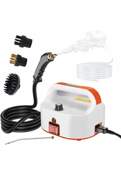 bedee CURĂȚĂTOR CU ABURI PORTABIL PUTERNIC DE 2500W CU TUB DE APĂ + 3 PERII