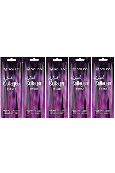 Soleo Set de 5 Bronzer hibrid cu colagen 15ml