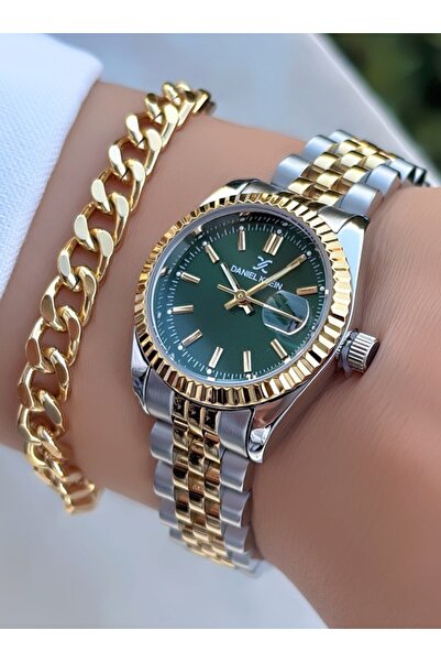 Daniel Klein Original New Season Calendar Green Dial Women's Wristwatch – |  ...