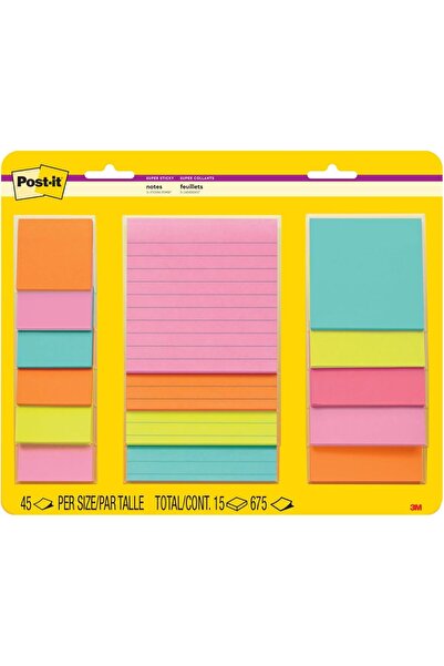 Post-it 3M Miami -Post-It Super Notes Sticky Note (4423-15SSMIA)
