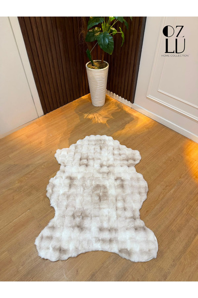 Özlü Home Bubble Kürk Post Halı yıkanabilir