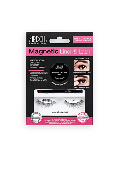 Ardell LINER MAGNETIC &amp;   Gene false LASH # 110 + gel liner 3 u