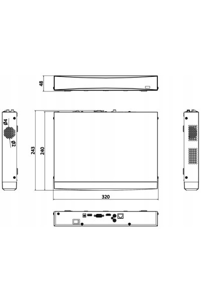 Hikvision REJESTRATOR IP DS-7616NXI-K1(D) 16 CANALE AcuSense