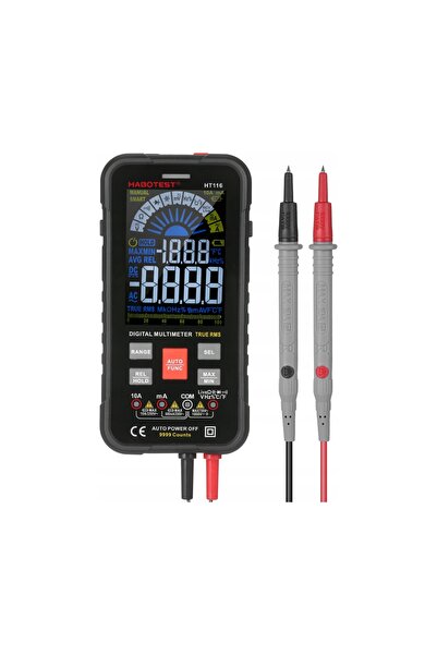 Habotest MULTIMETRU DIGITAL PORTABIL TESTER DE TENSIUNE ȘI CURENT TRUE RMS NC...