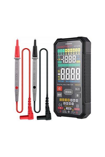 Habotest MULTIMETRU DIGITAL UNIVERSAL TRUE RMS NCV TERMOCUPLUL CABLU CARCASĂ ...