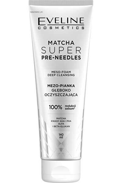 Eveline Matcha Super Pre-Needles Spumă Meso de Curățare Profundă 140ml