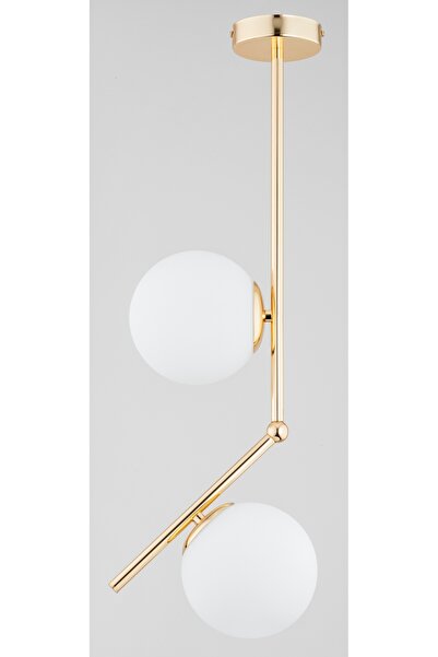Alfa Pendul modern Liberty auriu cu 2 lumini 62267