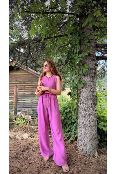 Balon Bluz Pantolon İkili Takım