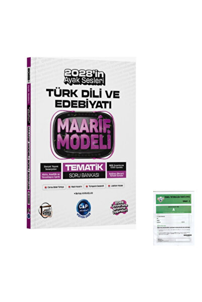 Çap Yayınları Üniversiteye Hazırlık Türk Dili ve Edebiyatı Maarif Modeli Tema...