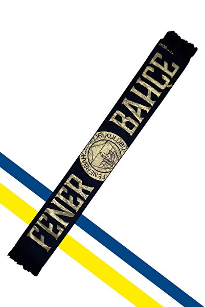 Fenerbahçe Unisex Gold Woven Scarf