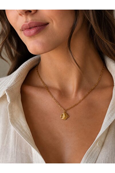 Histakı Women's Fish Pendant Anti-Darkening Necklace