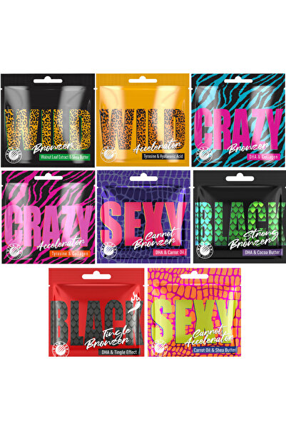 Wild Tan Pachet de plicuri pentru bronzare x16