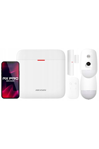 Hikvision AX Pro WiFi / 3G Kit de alarmă DS-PWA64-KIT-WE + PIRCAM