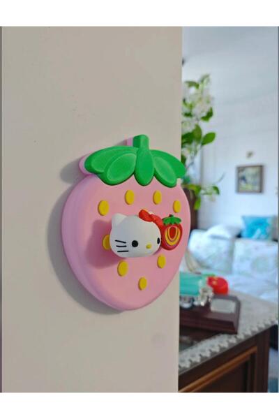 NureStore Hello Kitty Çilekli Işık Anahtarı Kapağı - Çocuk Odası Dekorasyonu ...