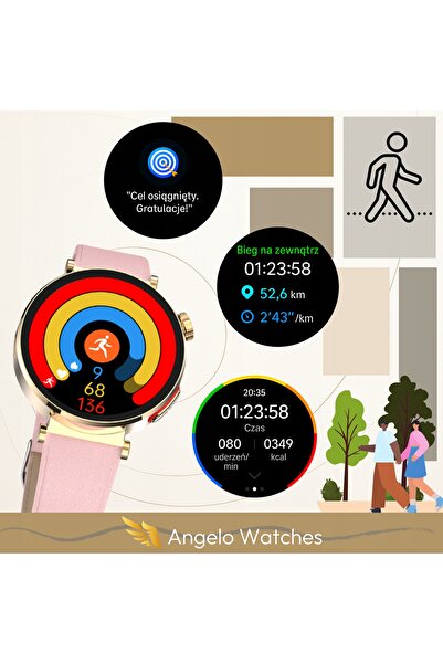 Angelo Watches SMARTWATCH CEAS CARDIOLOGIC PENTRU FEMEI ECG PPG BPM HRV APELU...