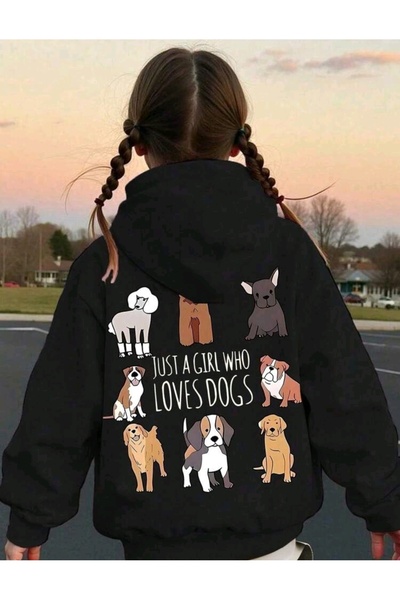 COHERENT Hanorac unisex pentru bărbați/femei LOVESDOGS, colorat, cu imprimeu ...