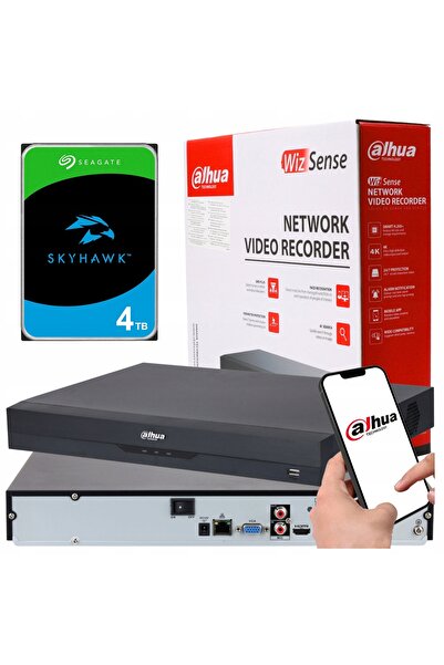 DAHUA IP NVR4216-EI 16MPx 2xHDD, AI - WizSense + Seagate 4TB