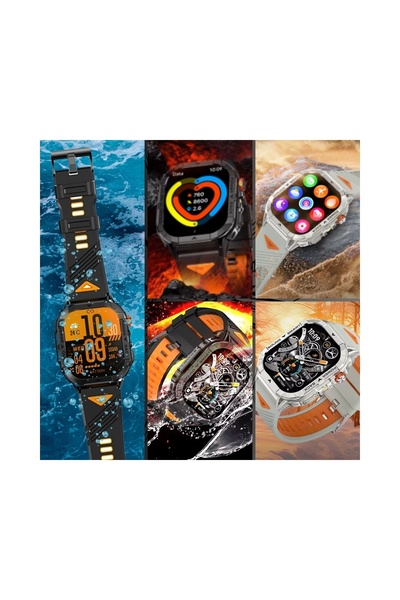 VESS SMARTWATCH SPORTIV CEAS BĂRBĂTESC CONEXIUNI BLUETOOTH REZISTENT LA APĂ M...
