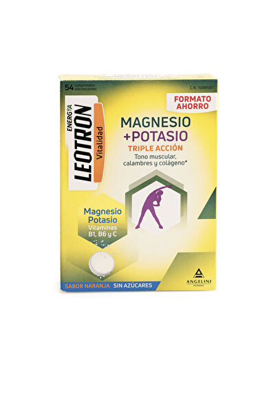 Leotron MAGNEZIU + POTASIUM ENERGIE comprimate efervescente cu acțiune triplă...