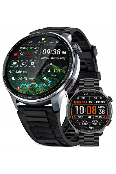Lazird Ceas Smartwatch GPS Hărți AMOLED Dictafon 4GB Video Fotografii Aplicații