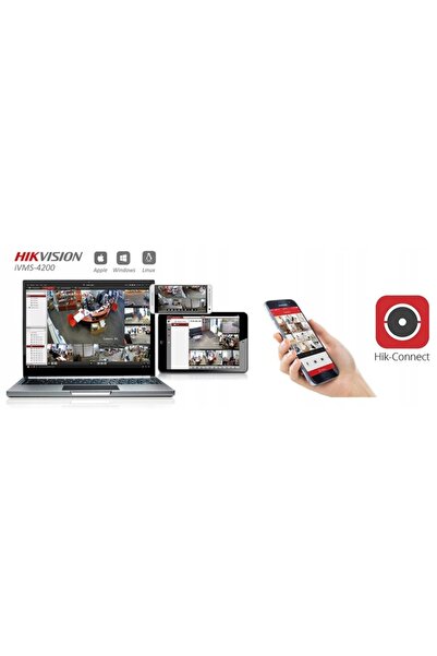 Hikvision Kit de supraveghere cu 4 camere 8MPx 4K AcuSense DS-2CD2083G2-LI2U
