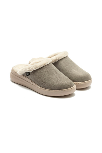 Twigy Papuci de casă pentru femei Demmy Suede, gri 37/41
