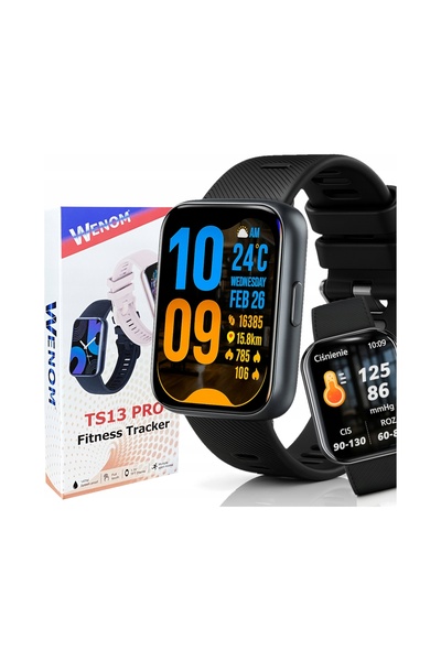 WENOM Smartwatch TS 13 Pro negru BLUETOOTH