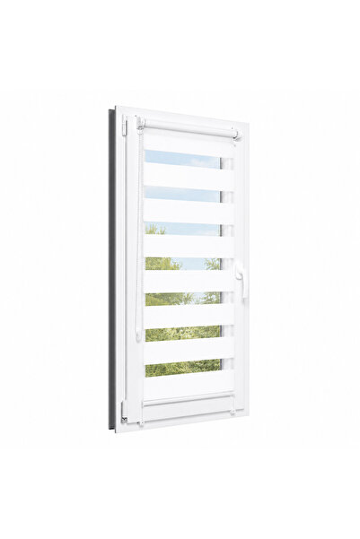 Lumino Rulou Jaluzea Zi și Noapte Universal 45x150 cm, Culoare Alb, Instalare...