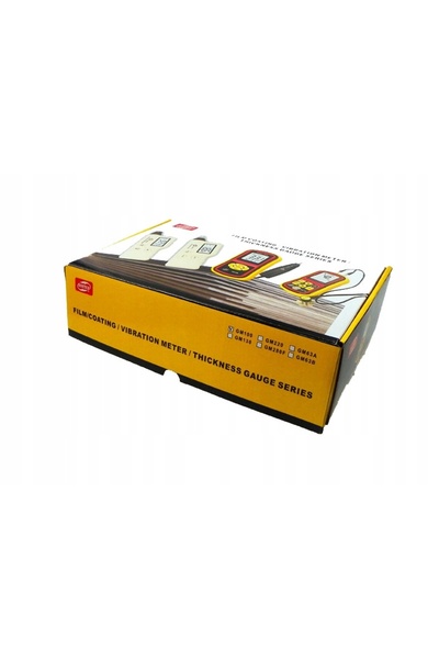 Benetech Tester de grosime a vopselei cu ultrasunete, senzor cu sondă, LCD