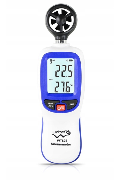 Wintact ANEMOMETRU, DETECTOR DE VÂNT, MĂSURAREA VITEZEI VÂNTULUI, THERMOMETRU...