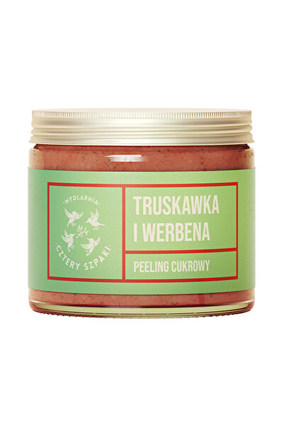 Mydlarnia Cztery Szpaki Scrub cu zahăr - căpșuni și verbena 250ml