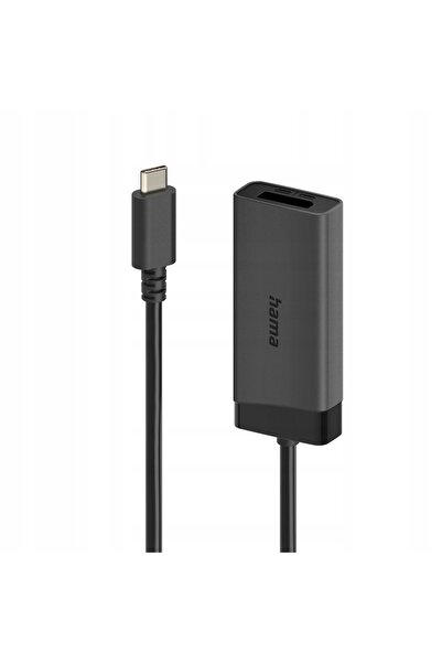 Hama Adaptor convertor USB C cu mufă DisplayPort și HDMI 2 în 1 Ultra HD