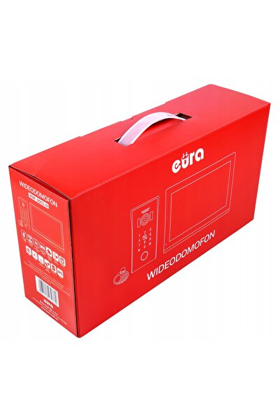 EURA Videointerfon LCD 8' WiFi, cititor RFID, criptat, din oțel inoxidabil