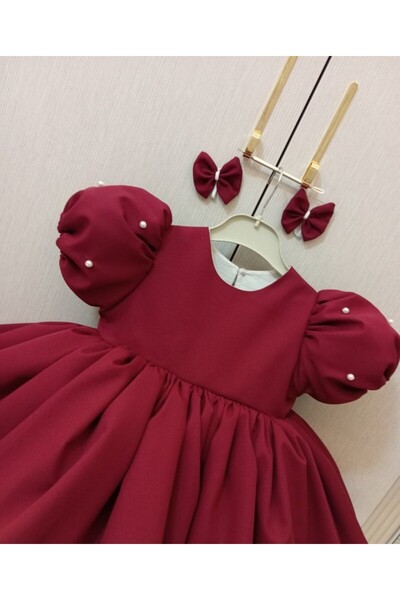 GOLD TEKSTİL Baby girl fluffy dress