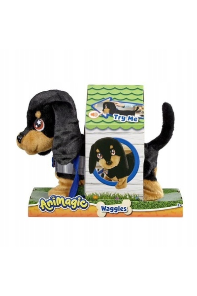 Goliath ANIMAGIC INTERACTIVE DOG WAGGLES merge, dă dinței, latră 0917