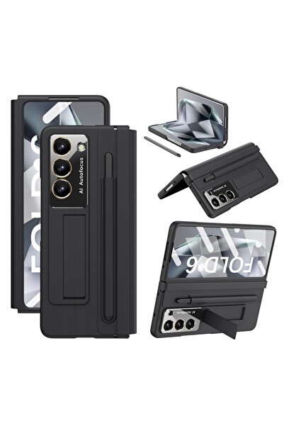 XGSM Husă pentru Galaxy Z Fold6 cu suport pentru stylus și protecție pentru e...