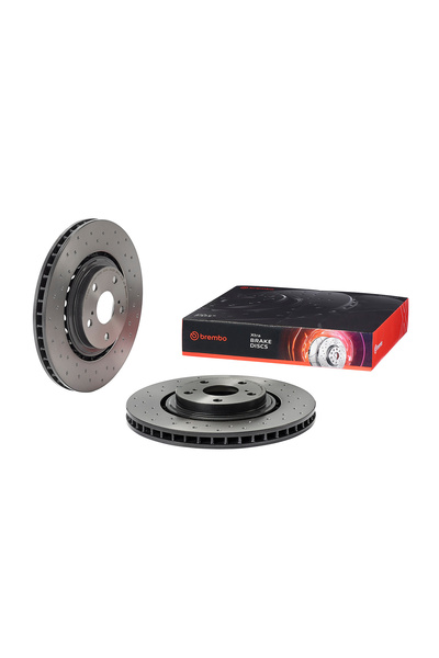 Brembo Disc de frână față Lexus NX RX Toyota RAV4 328mm