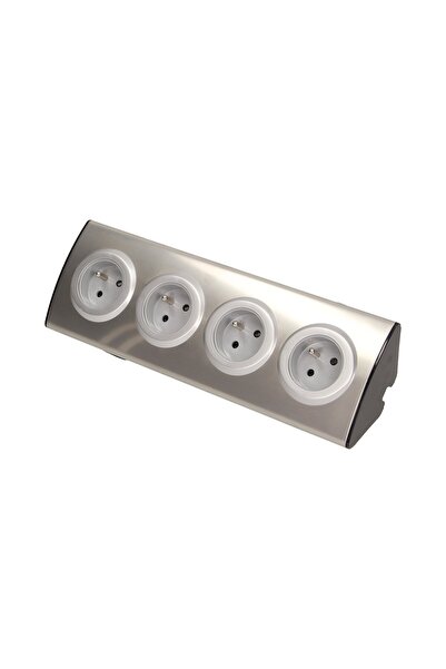 Orno 4x250V INOX OR-AE-1340 priză de mobilier de colț