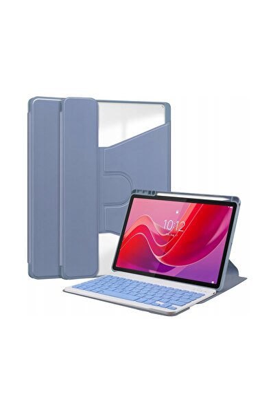 ERBORD Husă cu tastatură pentru Lenovo Tab M11, husă Bluetooth cu capac rotativ