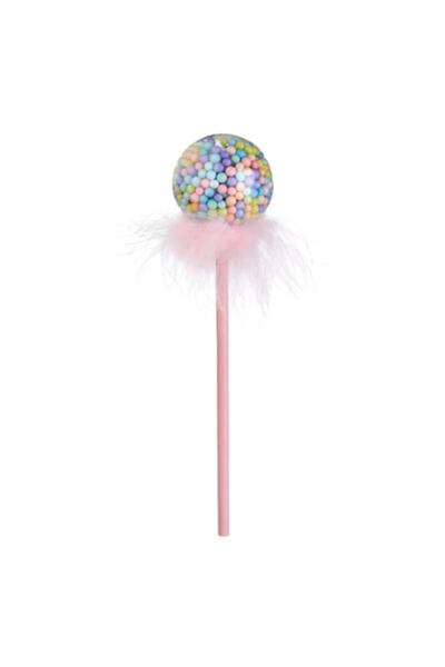 OEM Creion roz cu pană decorativă în vârf, 23cm